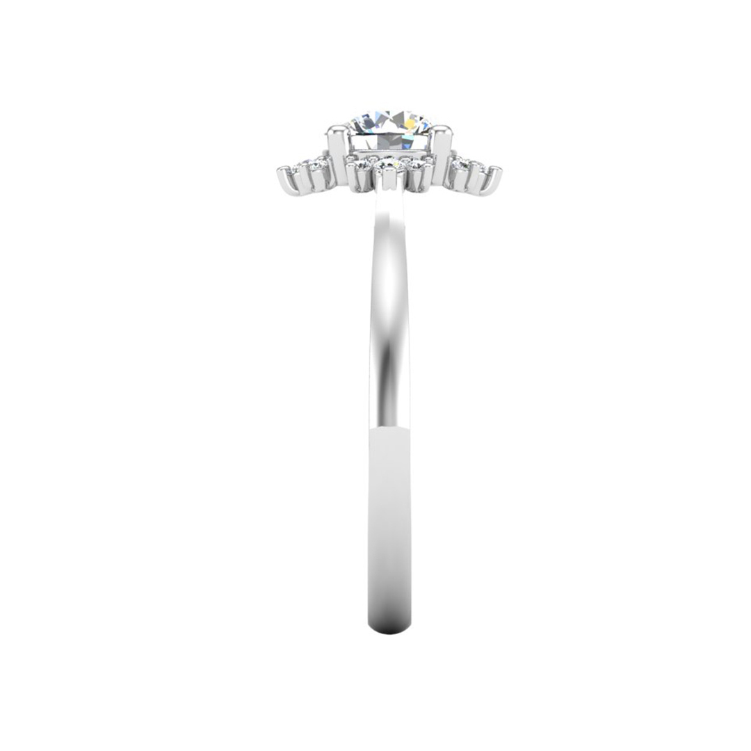 Korman Signature Saylor Halo Engagement Ring Setting